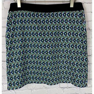 NWT SWING CONTROL Women’s Blue Green Black Stretch Golf Skort Skirt Size 6